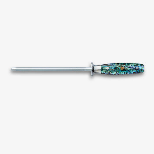 Chikashi Damascus Steel Knife Set With Abalone Handle