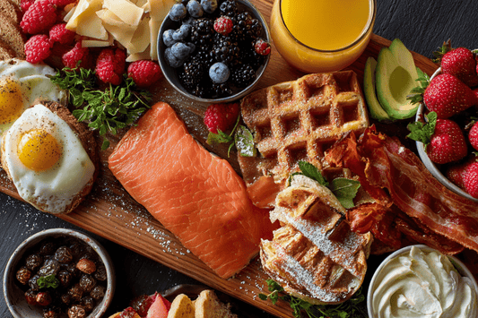 Elegant Sunday Brunch Buffet with Sweet and Savoury Classics
