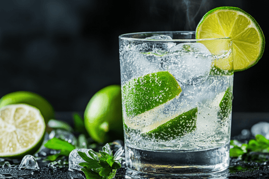 Classic Gin and Tonic with Lime and Premium Tonic Water