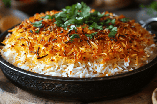 Fluffy Persian-Style Rice with Crispy Tahdig Crust