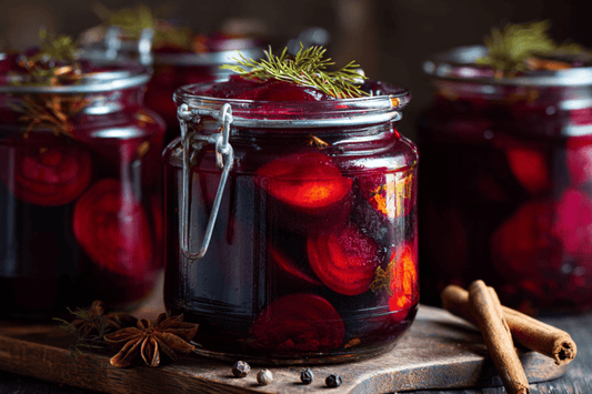 Tangy Homemade Pickled Beets with Spices