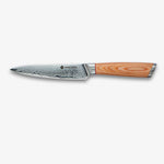 Haruta 5-Piece VG10 Japanese Damascus Steel Kitchen Knife Set with Wooden Handles & Scabbards