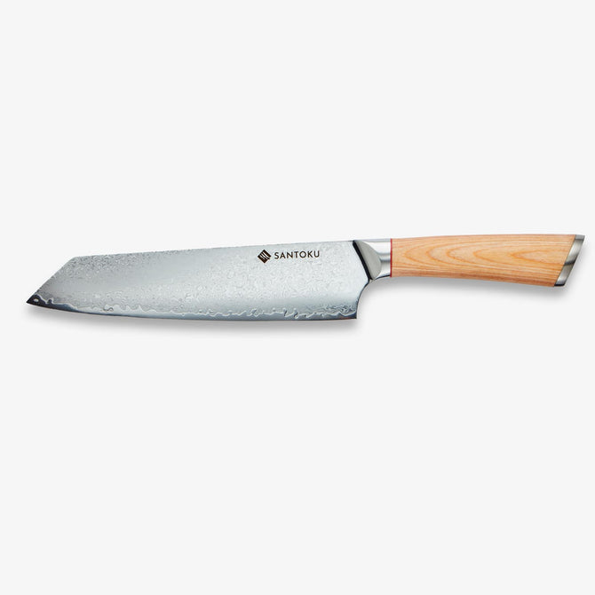 Haruta 10-Piece VG10 Japanese Damascus Steel Kitchen Knife Set with Wooden Handles & Scabbards