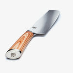 Haruta 8 Inch VG10 Japanese Damascus Steel Kiritsuke Chef Knife with Wooden Handle & Scabbard