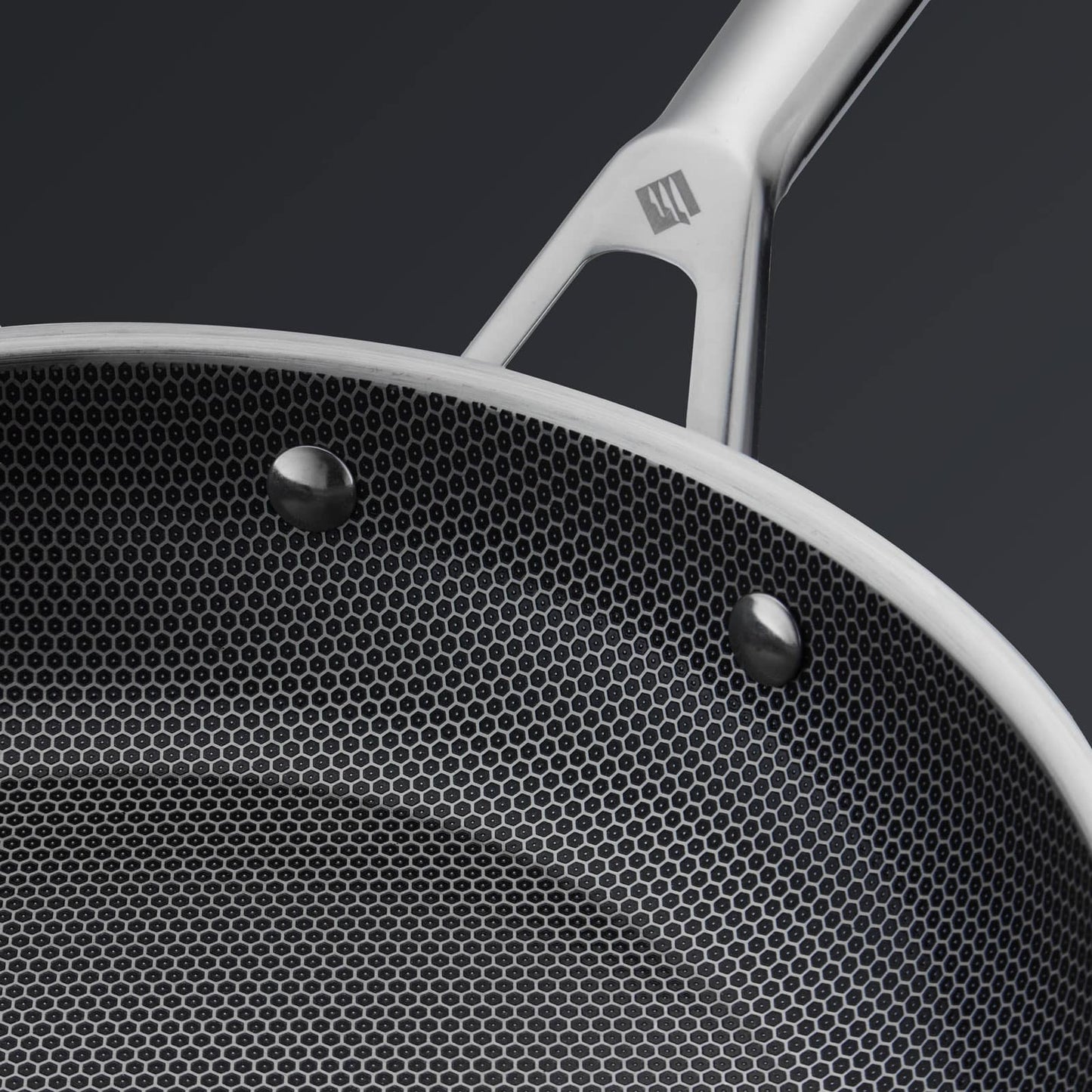 Hive Hybrid™ 8-Piece Pan & Lid Set (4 Frying Pans + 4 Matching Lids)