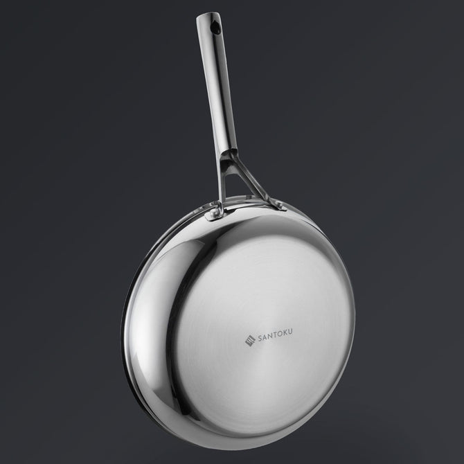 Hive Hybrid™ 8-Piece Pan & Lid Set (4 Frying Pans + 4 Matching Lids)