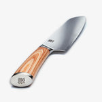 Haruta 7 Inch VG10 Japanese Damascus Steel Santoku Knife with Wooden Handle & Scabbard