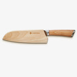 Haruta 5-Piece VG10 Japanese Damascus Steel Kitchen Knife Set with Wooden Handles & Scabbards